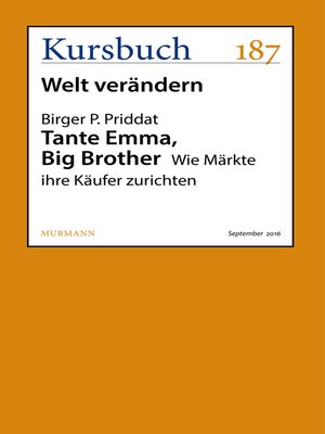 cover image of Tante Emma, Big Brother